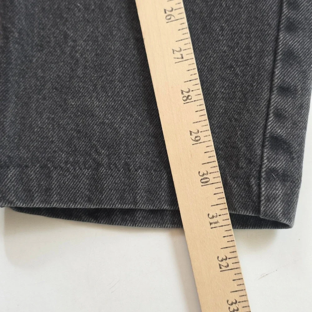 Levi's 552 Jeans Mens 36x32 Black Vintage Made in USA Relaxed Tapered Denim
